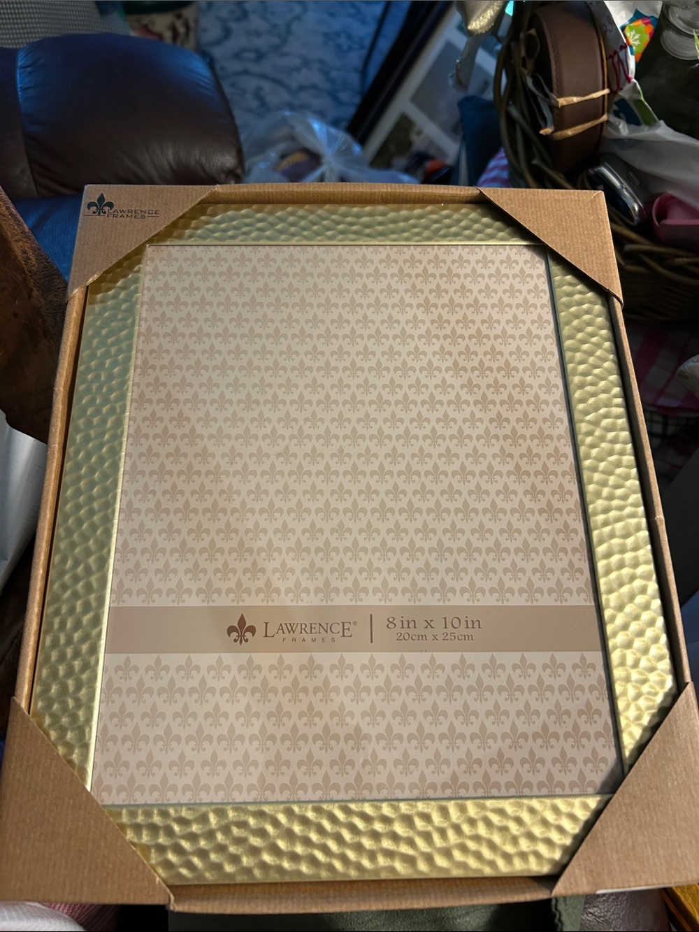 Gold Hammered Metal 8 x 10 Frame